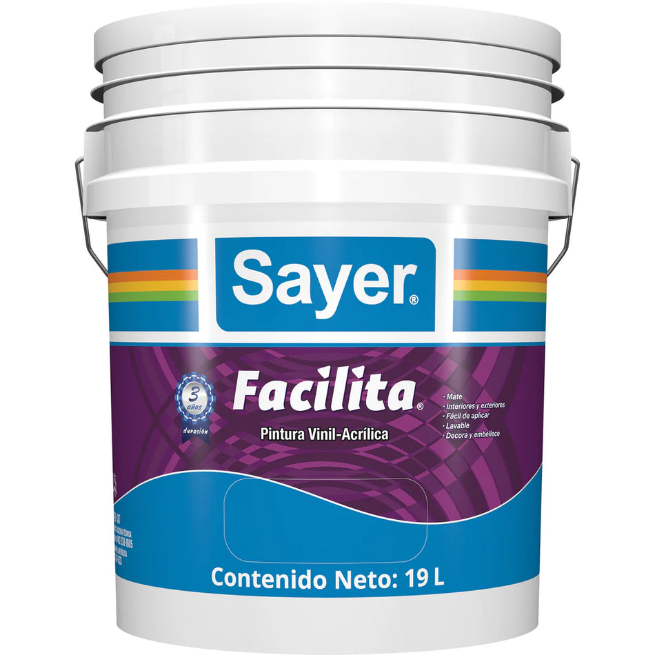 PINTURA VINIL ACRILICA FACILITA