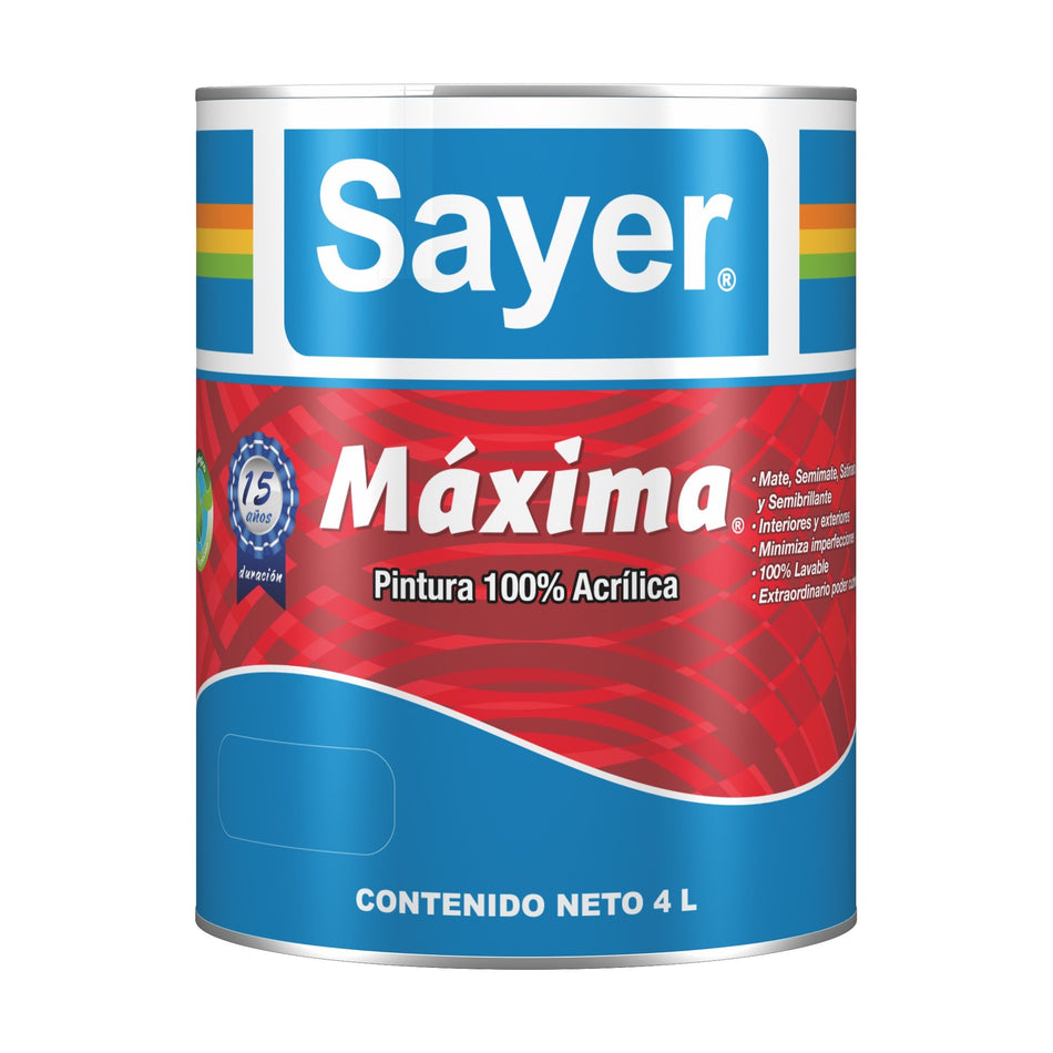 PINTURA VINIL ACRILICA MAXIMA