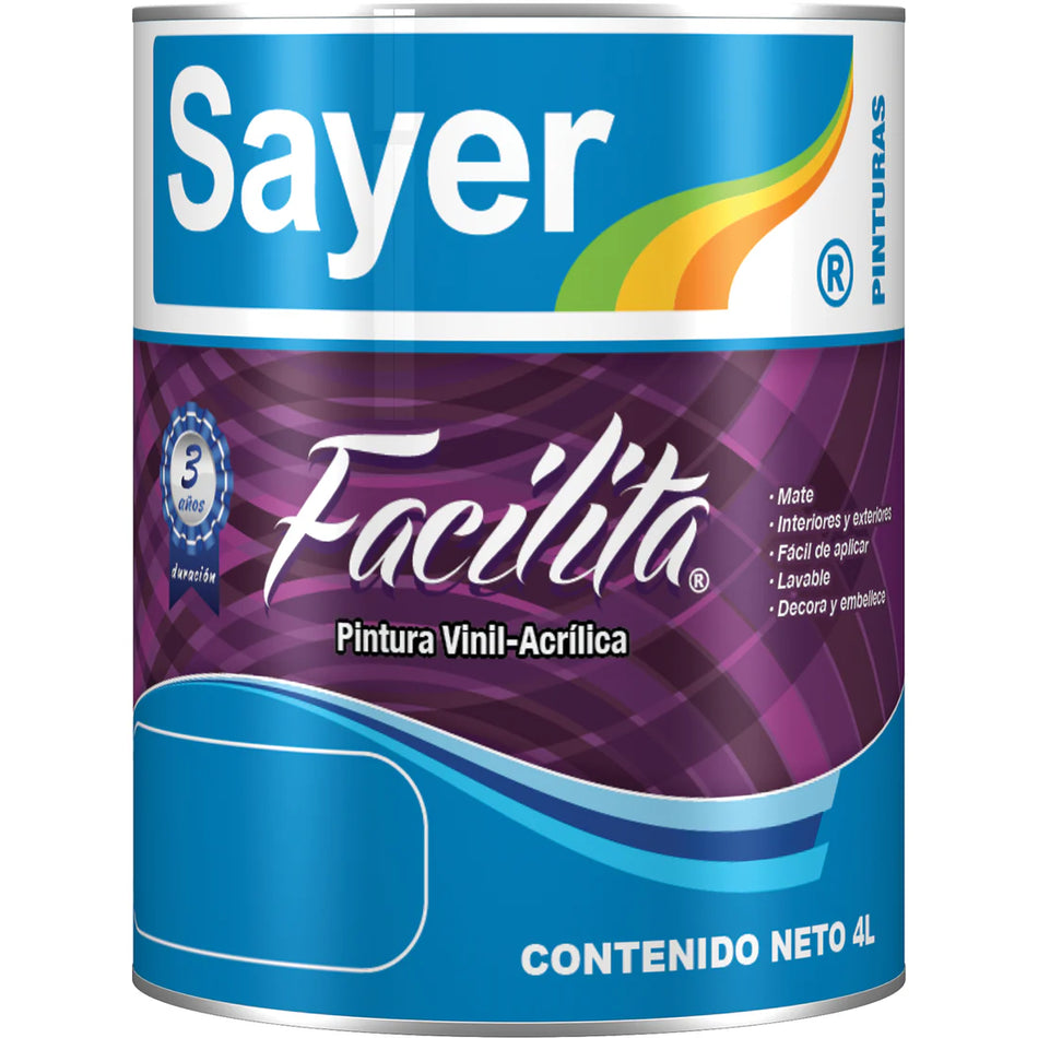 PINTURA VINIL ACRILICA FACILITA
